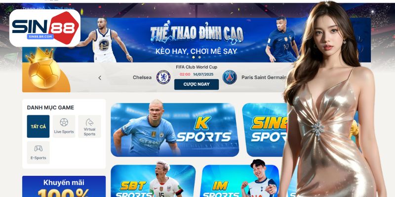 Cá độ bóng đá cực hay tại nhà cái SIN88