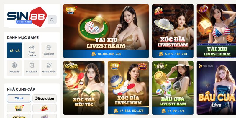 Khái lược chi tiết nhất về nhà cái SIN88
