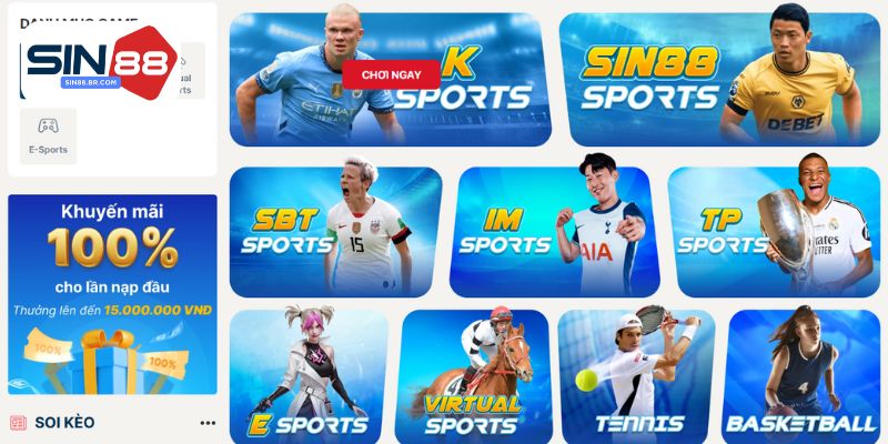 Ưu điểm khi cá cược tại nhà cái SIN88